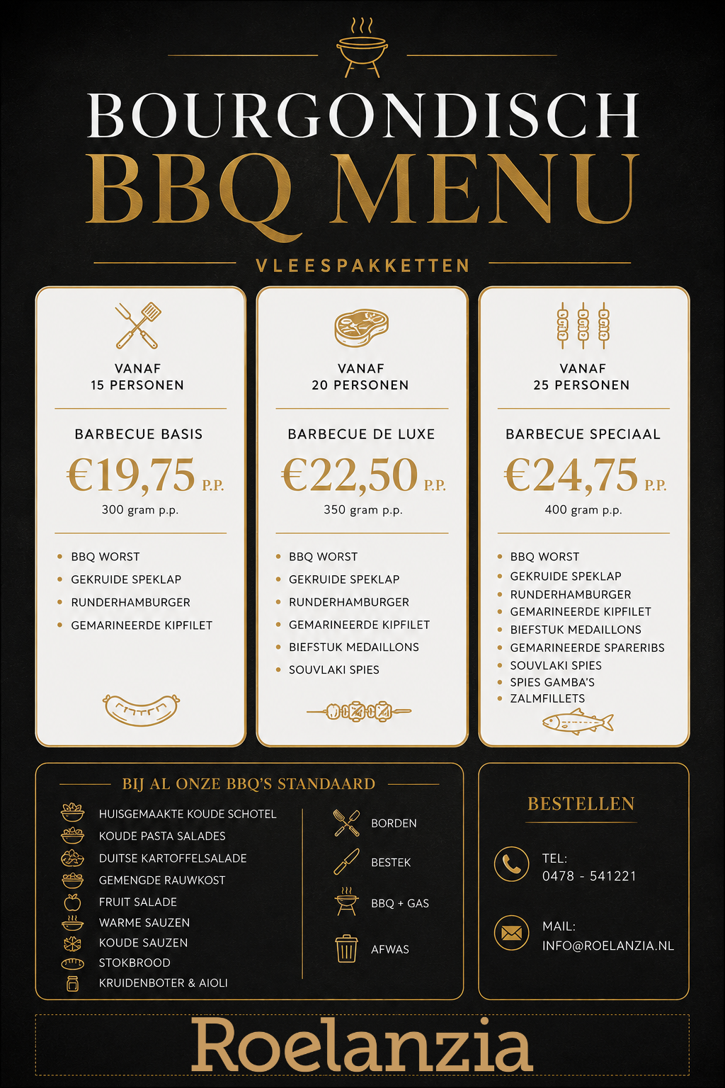BBQ Barbeque barbecue bestellen bezorgen pakket Noord-limburg venray Ysselsteyn goedkoop bourgondisch compleet verzorgde bbq